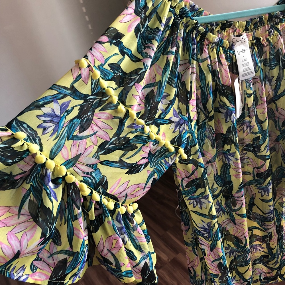 Jessica Simpson Lanakai Off the Shoulder Cover Up